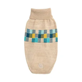 Winter Sailor Sweater - Oatmeal Mix: Stylish Warmth for Dogs