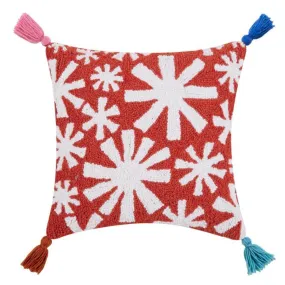 Winter Snowflakes Red Hook Pillow