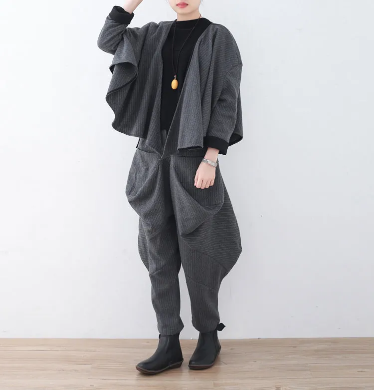 Women Autumn-winter Suits Loose Women Wide Legs ATM962512