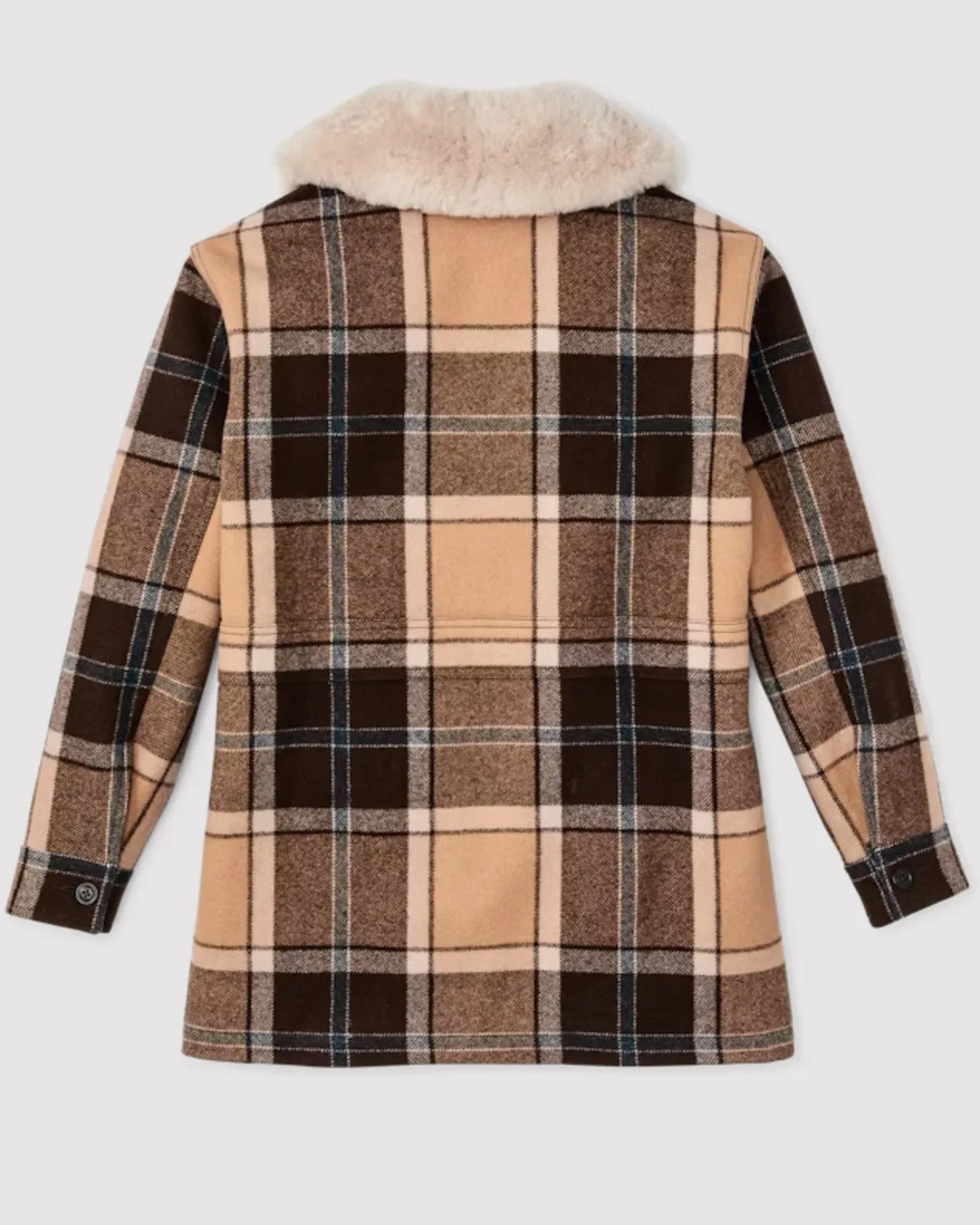 WOMEN'S LINED WOOL PACKER COAT