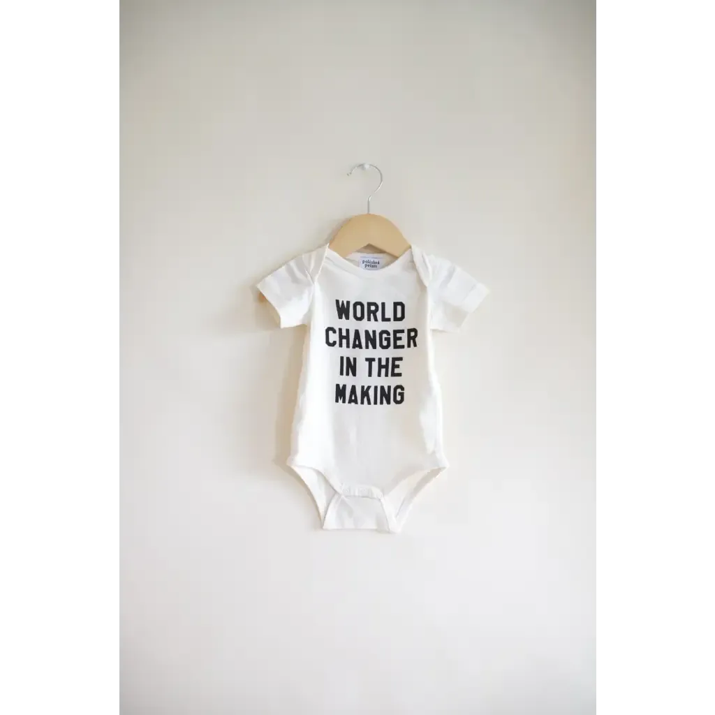 World Changer Organic Cotton baby Onesie