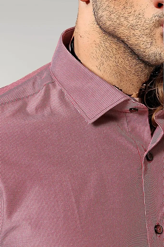 WSS Burgundy Men's Shirt  - Singen